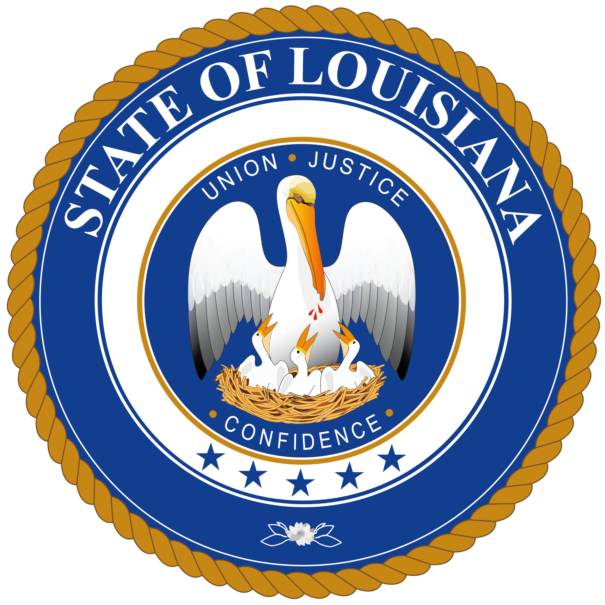 Louisiana State Seal.